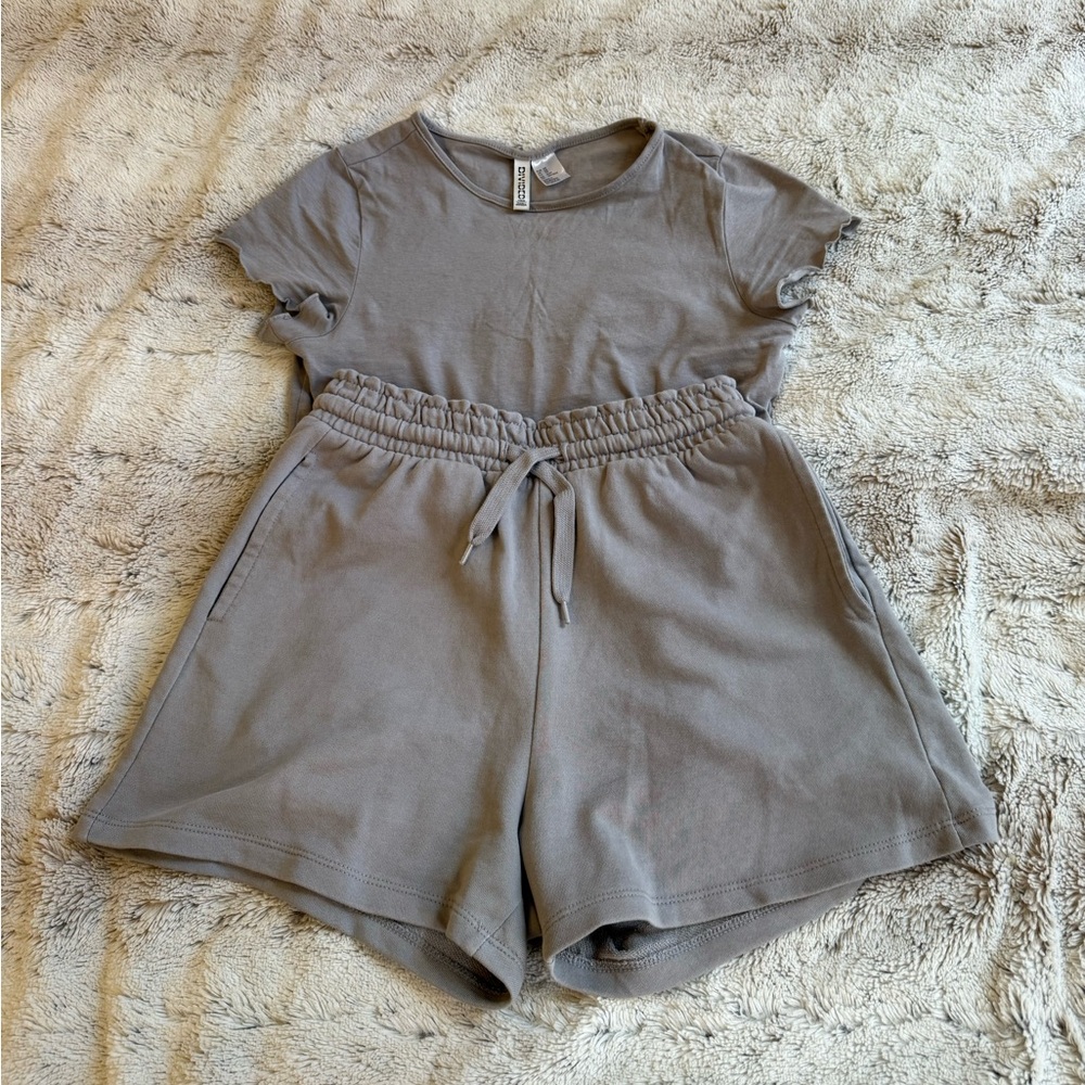 ✨SET✨ Light Gray Casual Set